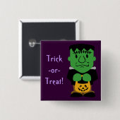 De monsterlijke Button van Frankenstein (Voorkant /achterkant)