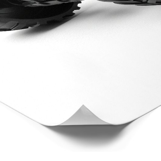 De monstertruck poster (Hoek)