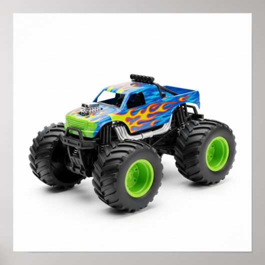 De monstertruck poster (Voorkant)