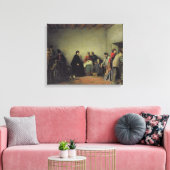 De Mont-de-Piete Canvas Afdruk (Insitu (Woonkamer))