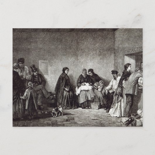 De Mont de Piete, uit 'vrijetijdsbesteding', 1891 Briefkaart (Voorkant)