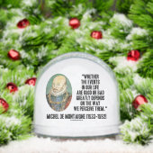 de Montaigne Events Life Good or Bad Perceive Sneeuwbol (Kerstmis)