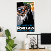 De monte Carlo Auto Rally van 1930 Poster (Thuiskantoor)
