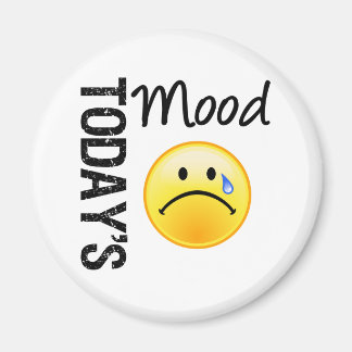 De Mood Emoticon Teary van vandaag Magneet
