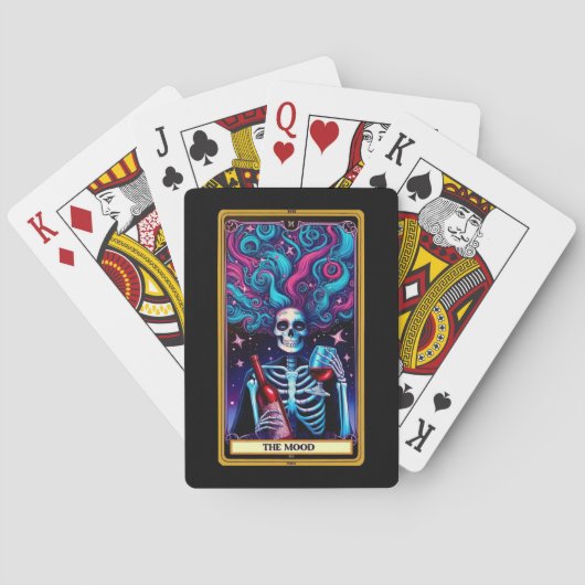 De Mood Skeleton Tarot Poker Cards Pokerkaarten (Achterkant)