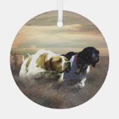 De mooie aanwijzer glas ornament (Achterkant)