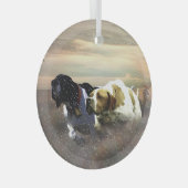 De mooie aanwijzer glas ornament (Voorkant Rechts)