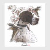 De mooie aanwijzer in het veld sticker (Vel)