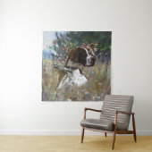 De mooie aanwijzer in het veld wandkleed (In situ)