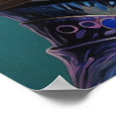 De mooie Abstracte vrouw Poster (Hoek)