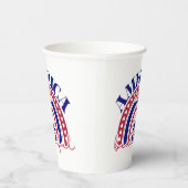 De mooie Amerikaanse regenboog Papieren Bekers (Rechts)