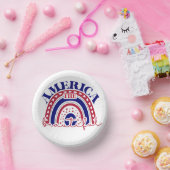 De mooie Amerikaanse regenboog Papieren Kommen (Feest)