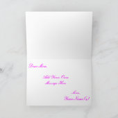 De mooie Berichten van het Wenskaart van de Dag Kaart (Binnen)