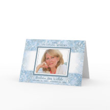 De mooie Blauwe BloemenSympathie dankt u kaardt