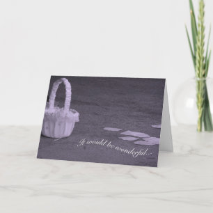 De mooie Bloemblaadjes en Kaart van het Verzoek