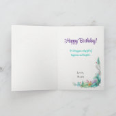 De mooie Bloemen voegen de Handtekening C van het  Kaart (Binnen)