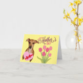 De mooie BloemenKaart van de Moederdag Chiweenie Kaart (Gele Bloem)