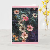 De mooie BloemenKaart van de Verjaardag Kaart (Gele Bloem)