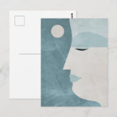 De mooie Boho vrouw Briefkaart (Voorkant / Achterkant)