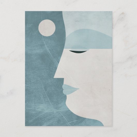De mooie Boho vrouw Briefkaart (Voorkant)