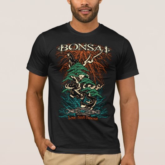 De mooie Bonsai-boom van Tedy Boy Bonsai T-shirt (Voorkant)