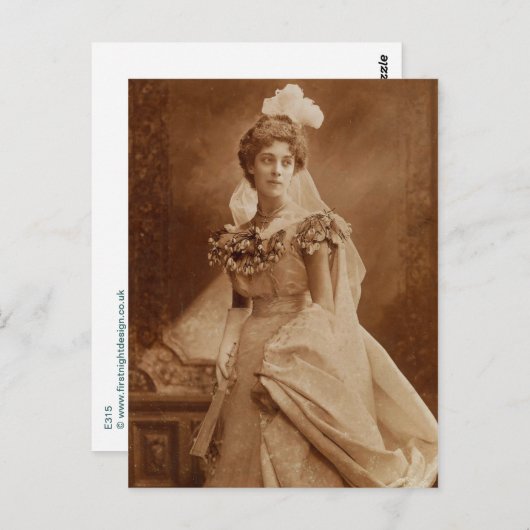 De mooie bruid briefkaart (Voorkant / Achterkant)