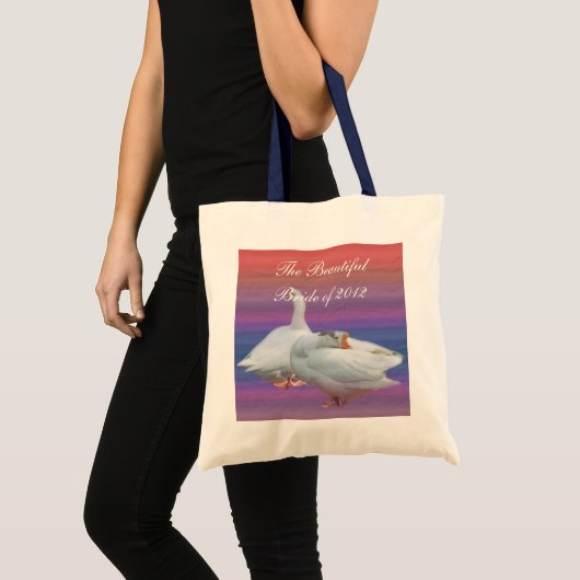 de mooie bruidstooftas tote bag (Voorkant (product))