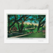 De mooie Busch Sunken GardensPasadena, CA Briefkaart (Voorkant)