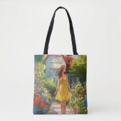 De mooie Canvas tas (medium) (Voorkant)
