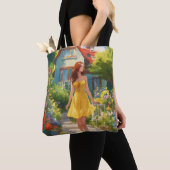 De mooie Canvas tas (medium) (Dichtbij)