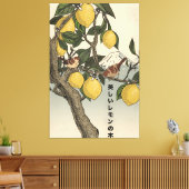 De Mooie Citroenboom Canvas Afdruk (Insitu (Woonkamer))