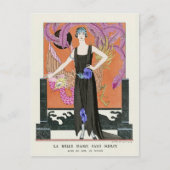 De mooie dame zonder Mercy door George Barbier Briefkaart (Voorkant)