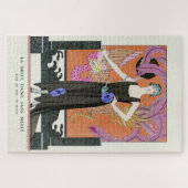 De mooie dame zonder Mercy door George Barbier Legpuzzel (Horizontaal)