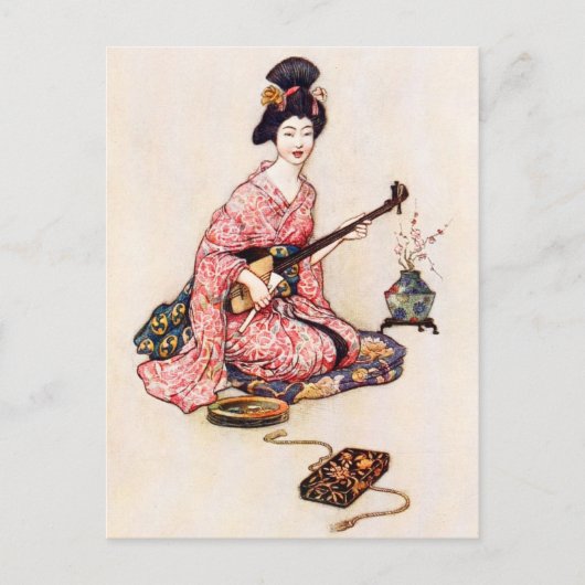 De mooie danser van Yedo Briefkaart (Voorkant)