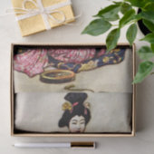 "De mooie danser van Yedo" van Warwick Goble Tissuepapier (Geschenk)