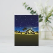 de mooie druk van het nativityafbeelding van feestdagenkaart (Staand voorkant)