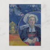 De mooie engel, 1889 briefkaart (Voorkant)