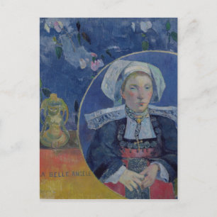 De mooie engel, 1889 briefkaart