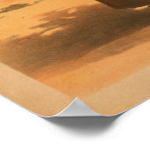 De mooie Evangeline Woman van Rijst in de Oceaan Poster (Hoek)