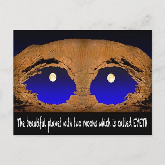 De mooie Eyeth -2 Briefkaart (Voorkant)