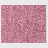 De mooie Fonkeling Roze Faux schittert Cadeaupapier (Vlak)