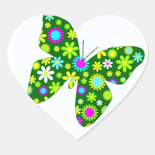 De mooie Goddelijke Sticker van de Vlinder (Voorkant)