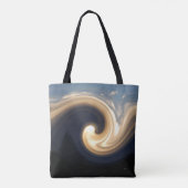 De mooie golf..... tote bag (Achterkant)