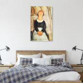 De mooie Grocer Canvas Afdruk (Insitu (Slaapkamer))