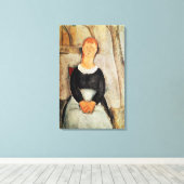 De mooie Grocer Canvas Afdruk (Insitu (Houten vloer))