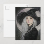 De mooie heks briefkaart (Voorkant / Achterkant)