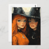 De mooie heksen briefkaart (Voorkant / Achterkant)