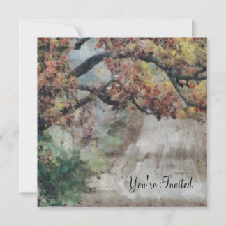 De mooie Herfst in de Landweg van Michigan Kaart