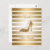 De mooie Hoge "beste Vrienden van de Meisjes" van Briefkaart (Voorkant / Achterkant)