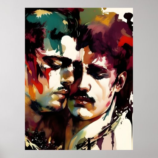 De mooie homo's poster (Voorkant)